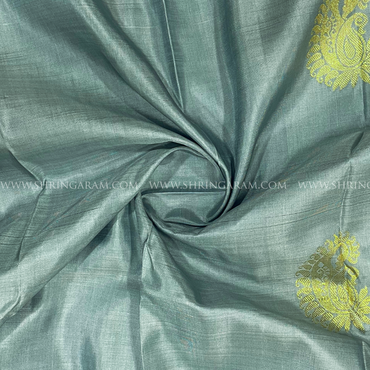 Grey Kanchivaram Silk Saree