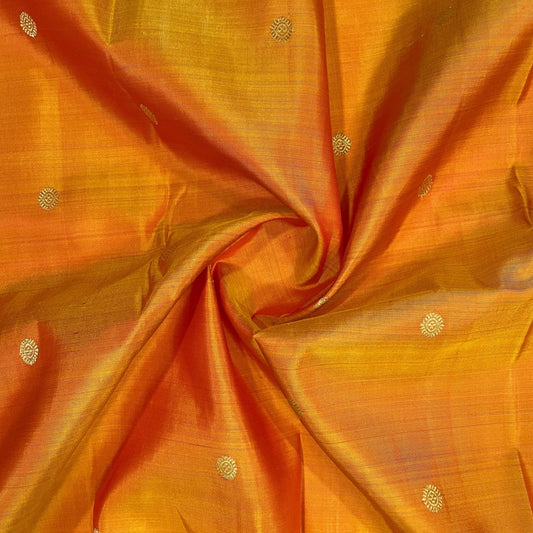 Orange Kanjivaram Silk Saree