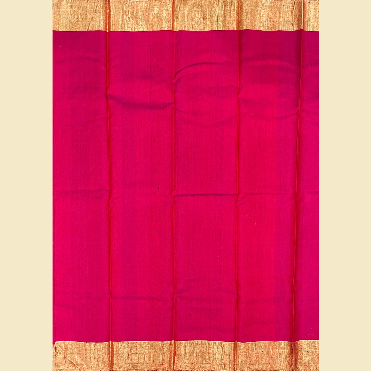 Blue With Red Geometric Patterns Kanjivaram Silk Saree