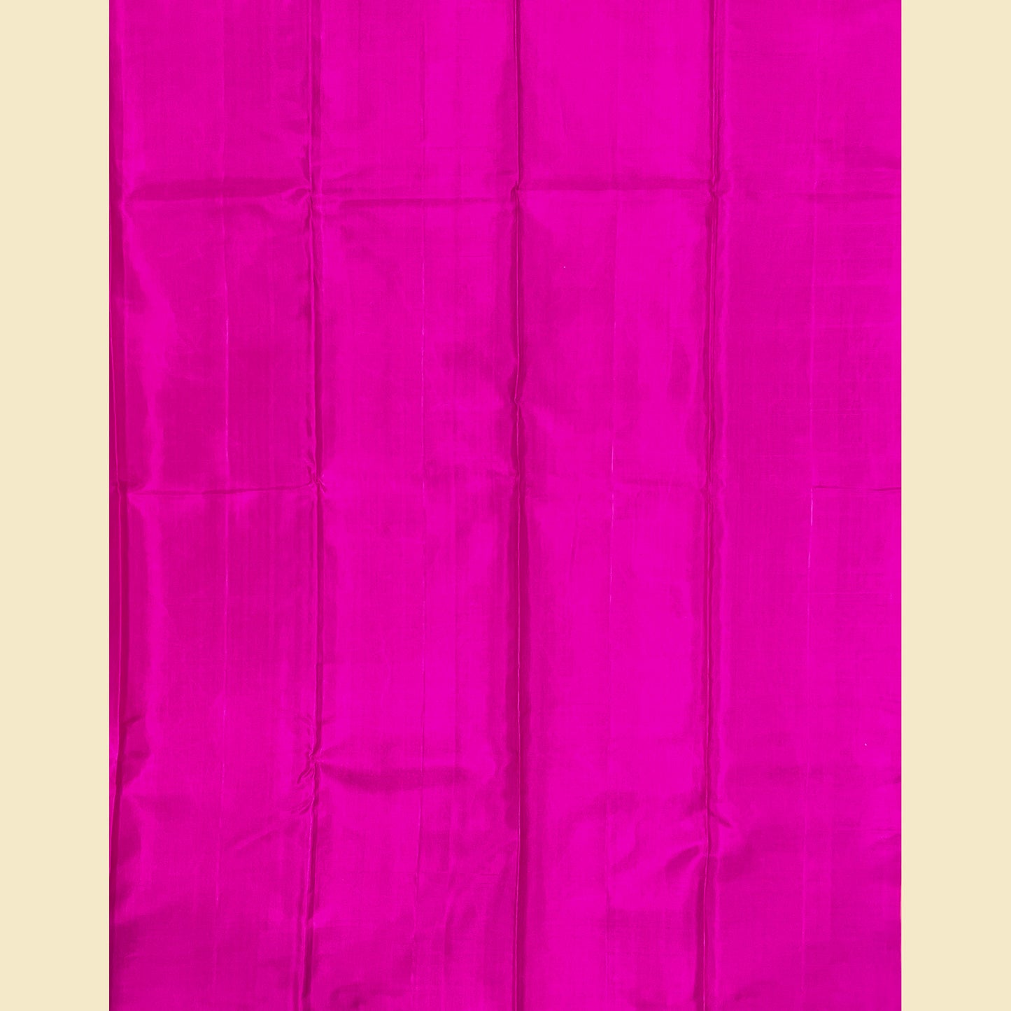 Black Kanjivaram Silk Saree With Magenta Pink Pallu