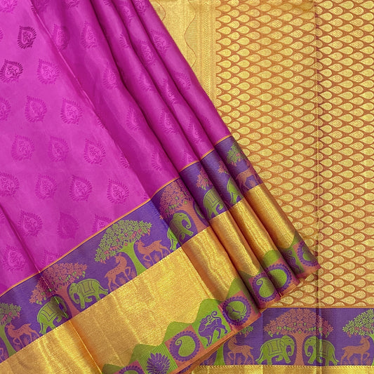 Vibrant Kanjivaram Silk Saree