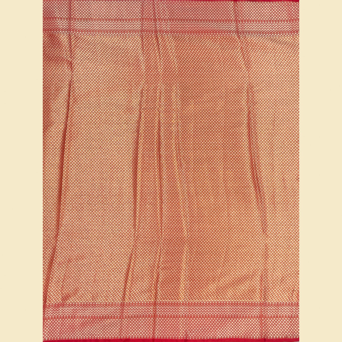 Golden-Yellow Banarasi Silk Saree