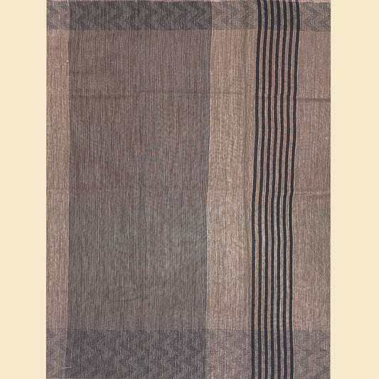 Brown Pallu Chanderi Silk Saree
