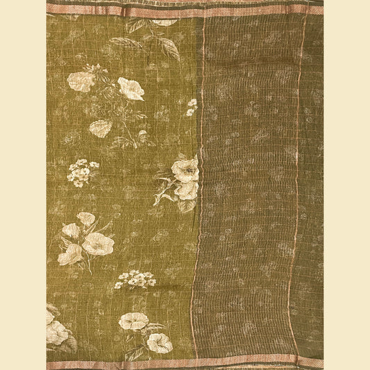 Semi Tussar Silk Saree