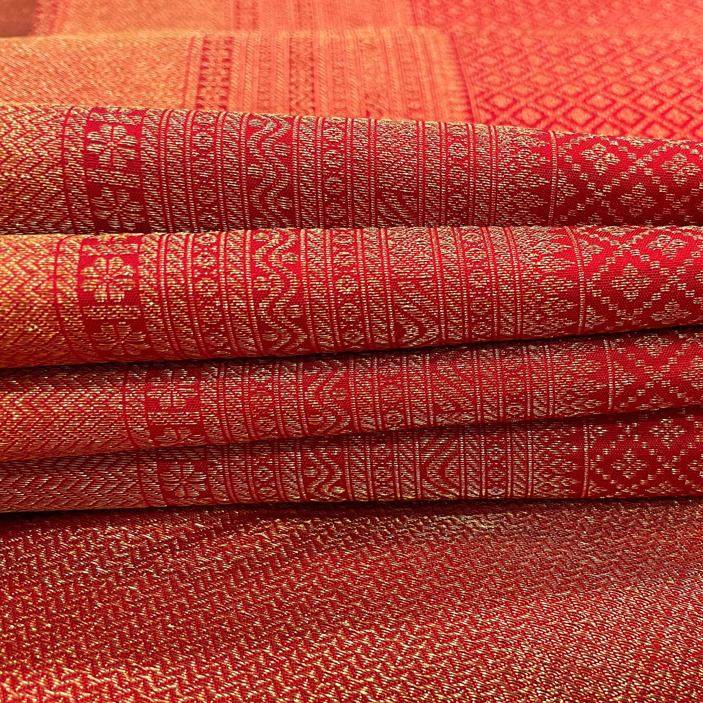 Red Kanjivaram silk Saree