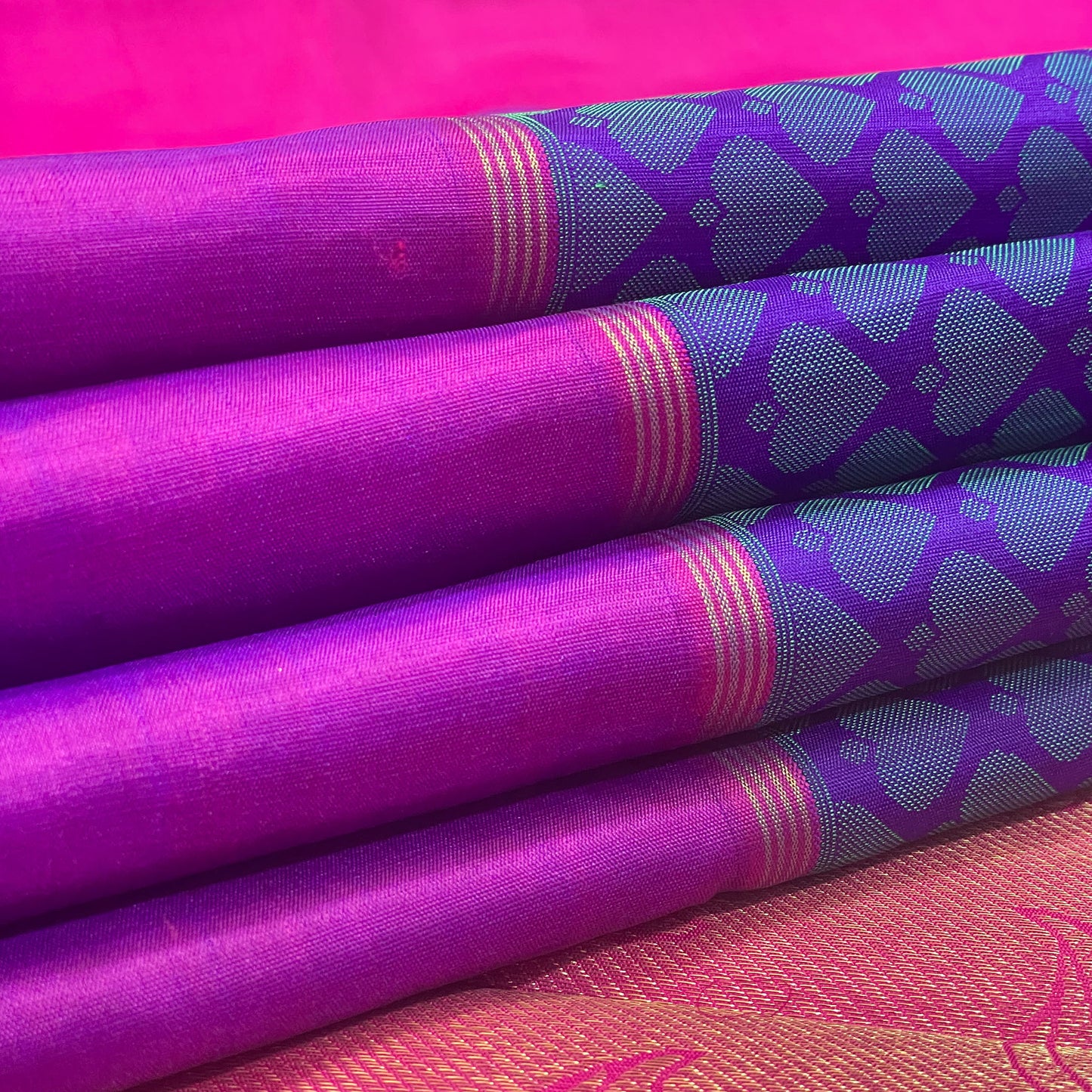 Blue Kanjivaram Silk Saree