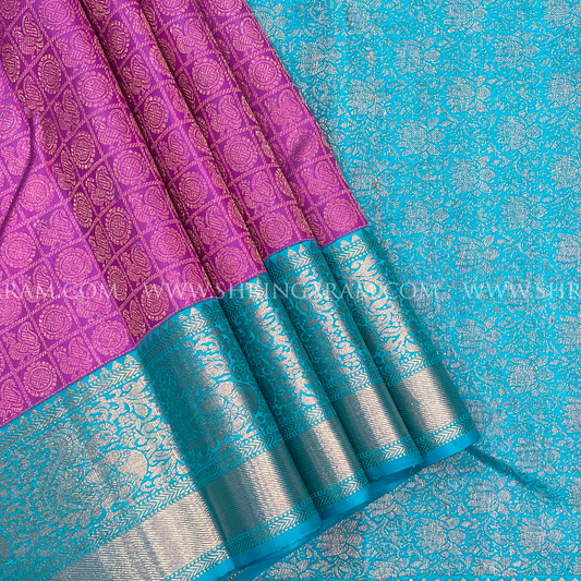 orchid Silk Saree