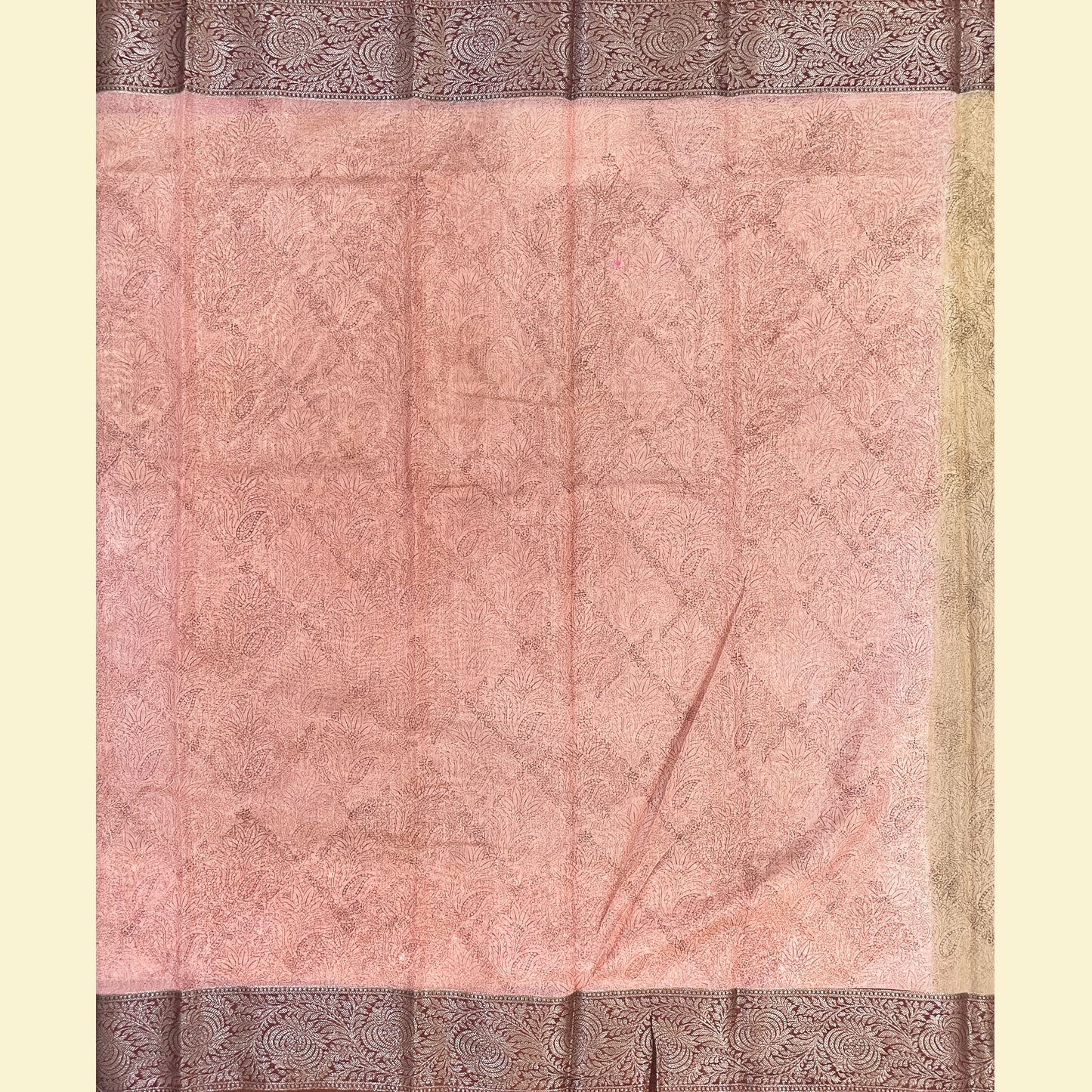 Printed Chanderi Silk Saree.