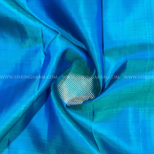 Blue Kanchivaram Silk Saree