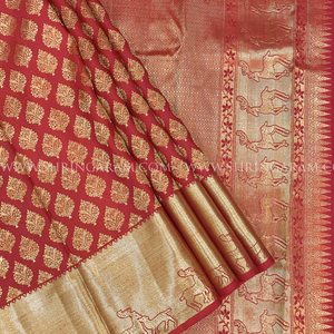 Red Kanjivaram Silk Saree