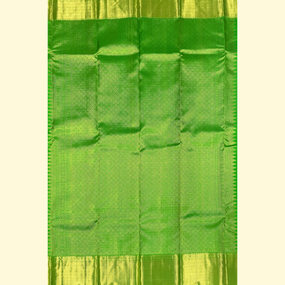 Mustard Yellow Kanjivaram Silk Saree