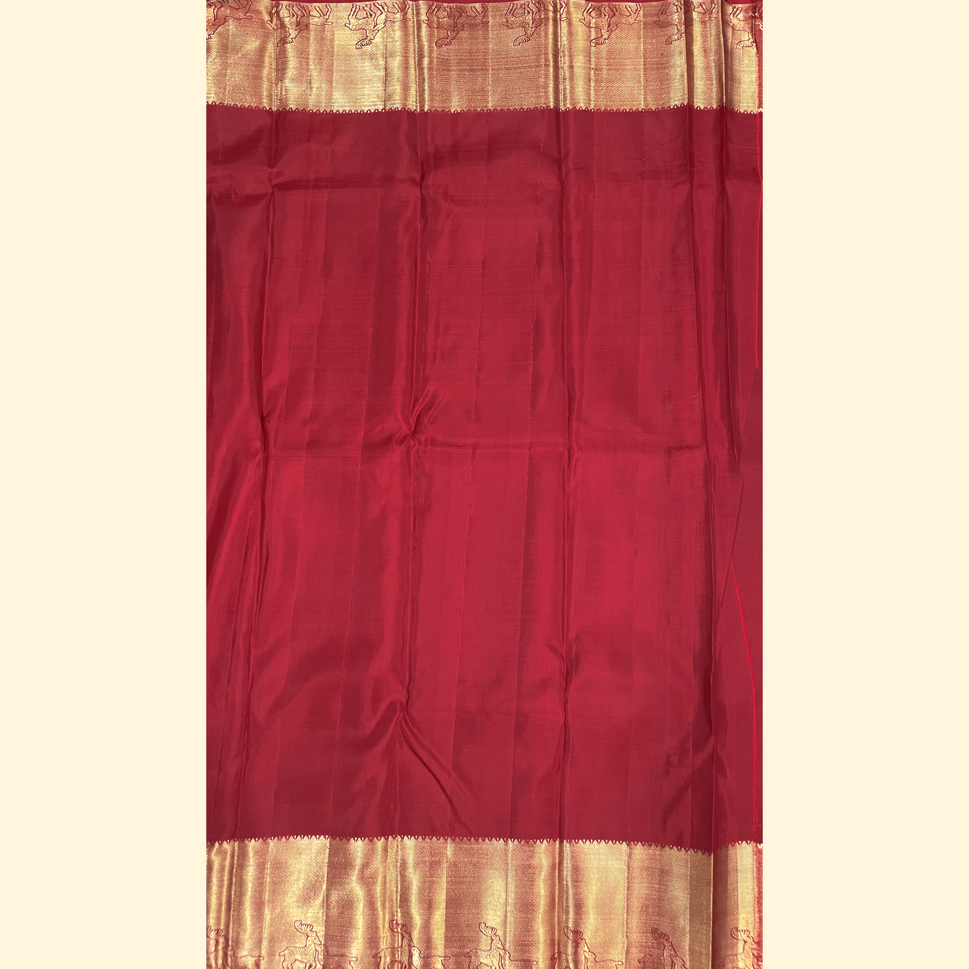Red Kanjivaram Silk Saree