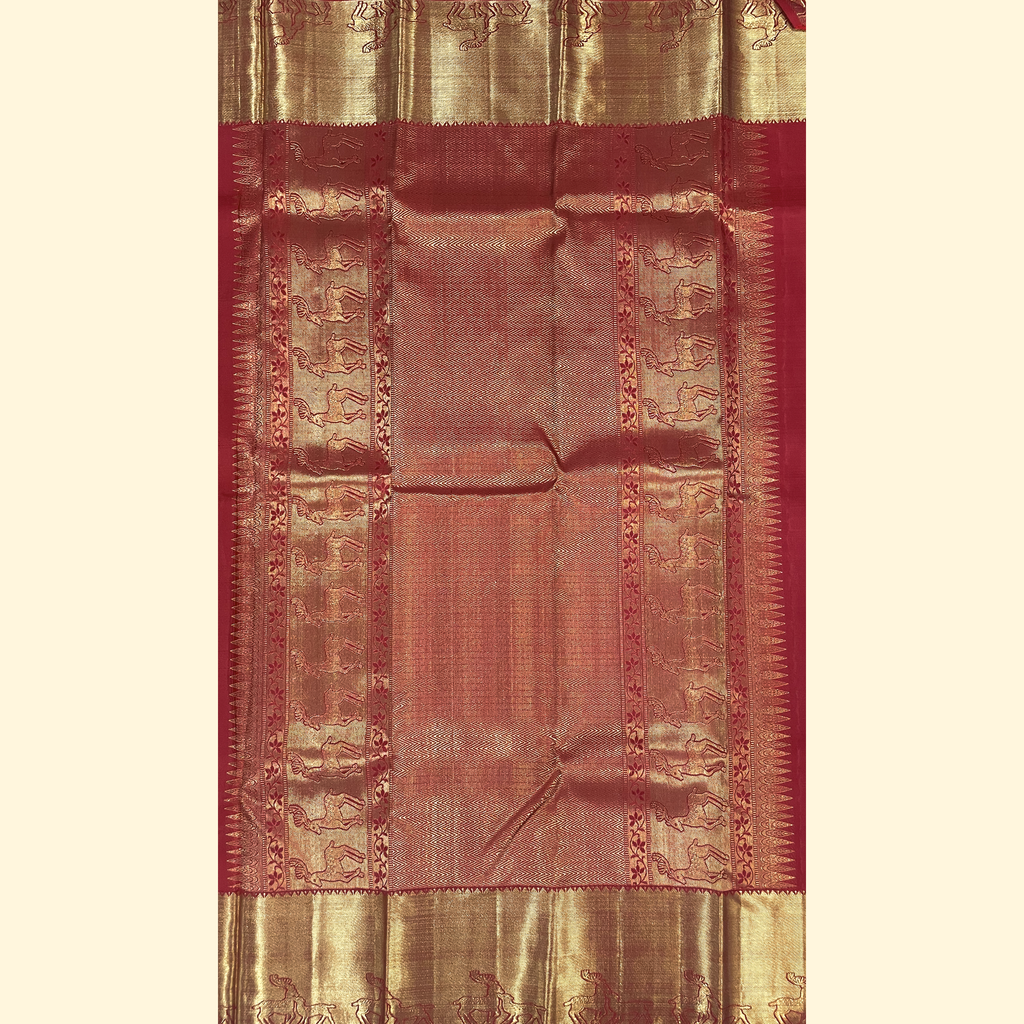 Red Kanjivaram Silk Saree