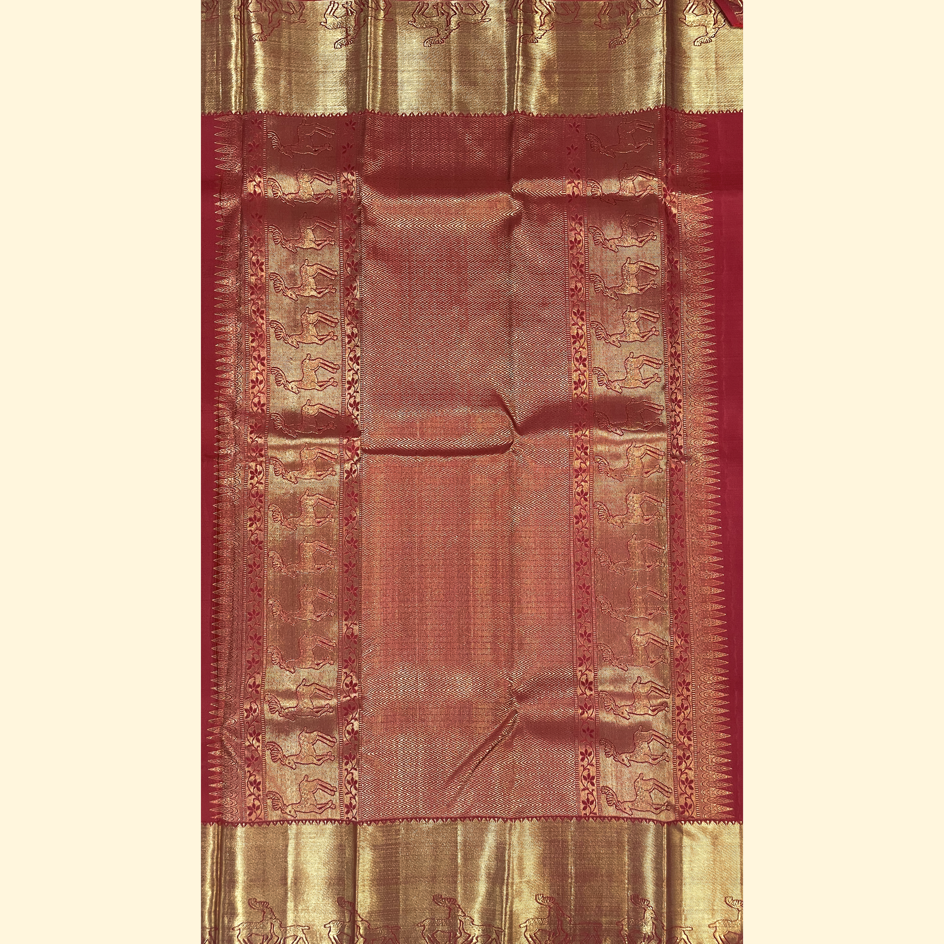 Red Kanjivaram Silk Saree