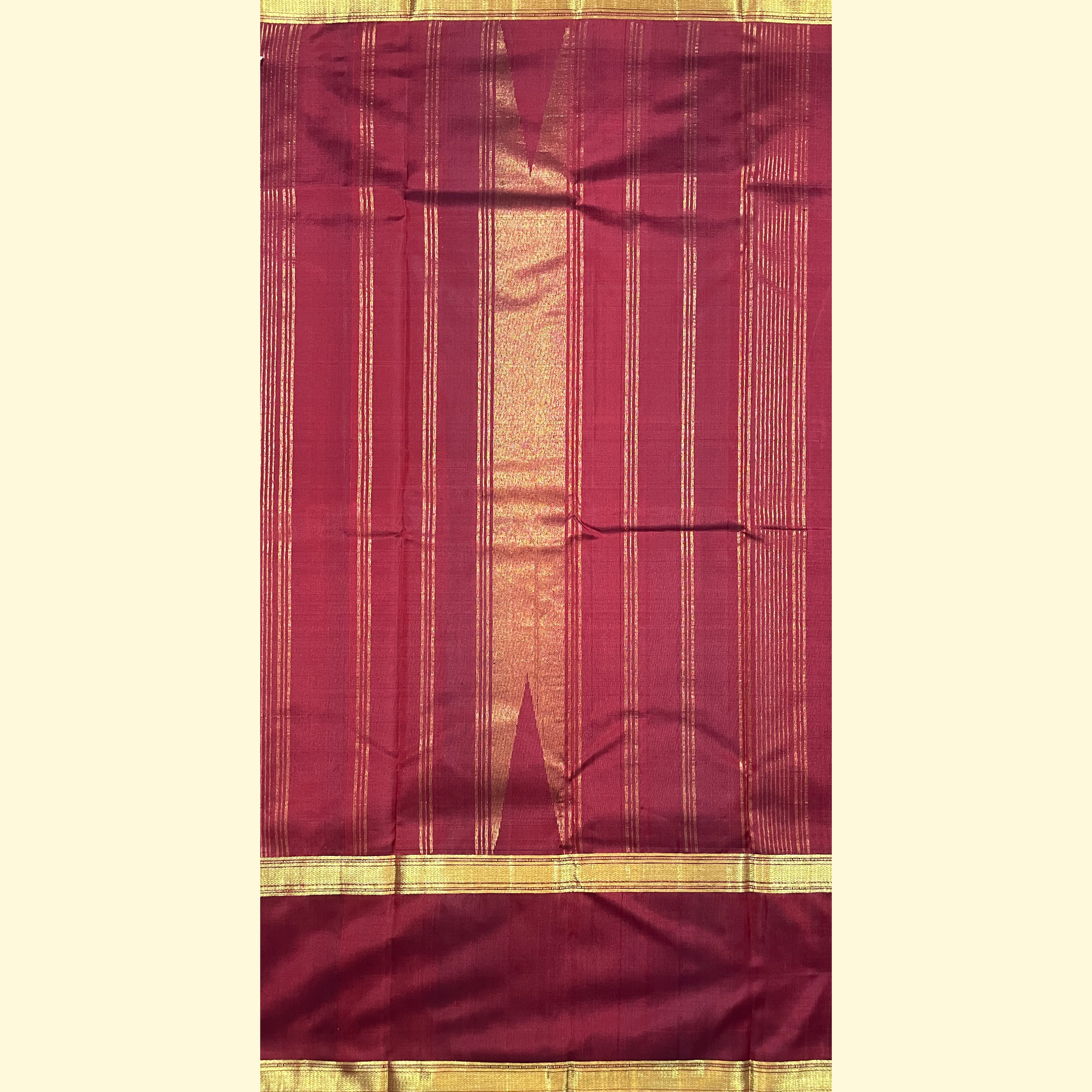 Peach Kanjivaram Silk Saree