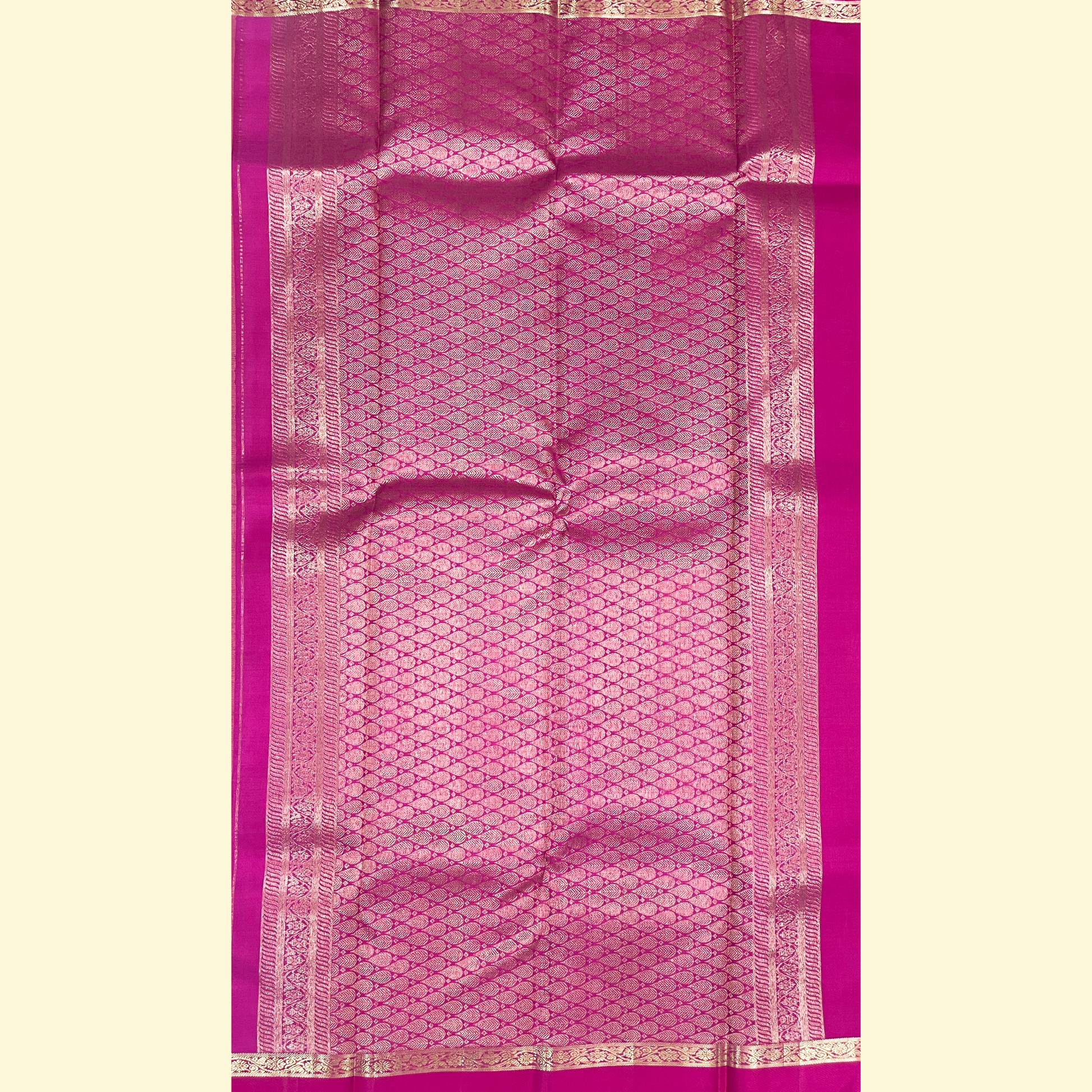 Sandal Kanjivaram Silk Saree