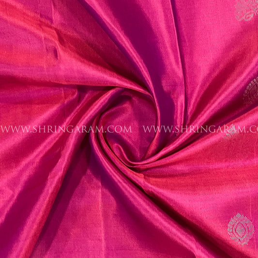 Magenta Pink Kanjivaram Silk Saree 