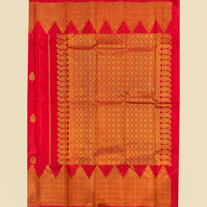  Red Kanjivaram Silk Saree