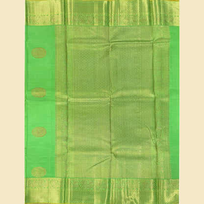 Lush Green Kanjivaram Silk Saree