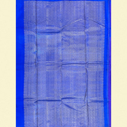 Hot Pink Kanjivaram Silk Saree With Multicolour Partly Pallu