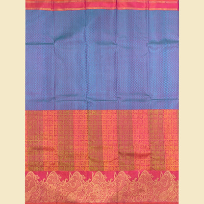 Half & Half Body Kanjivaram Silk Saree