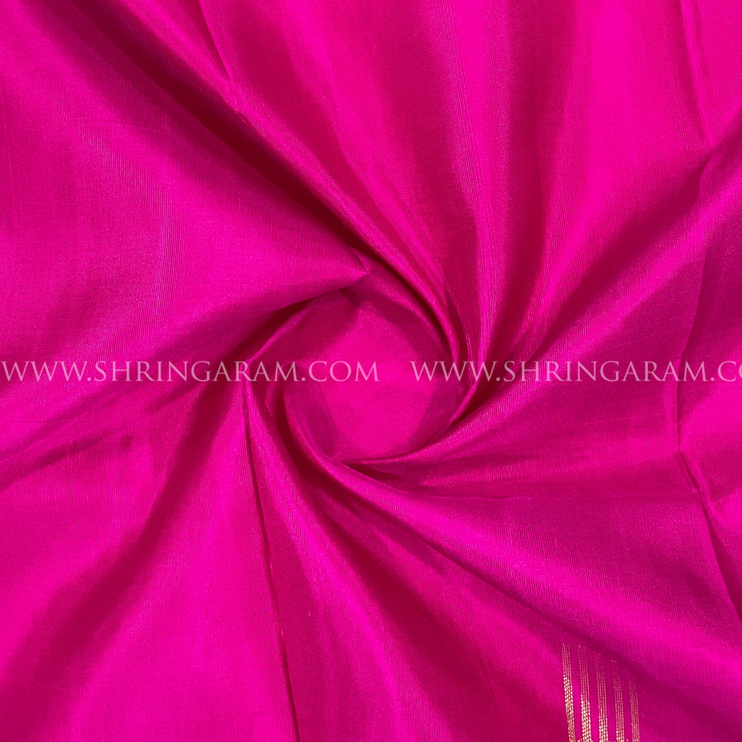 Rani Pink Kanjivaram Silk Saree 
