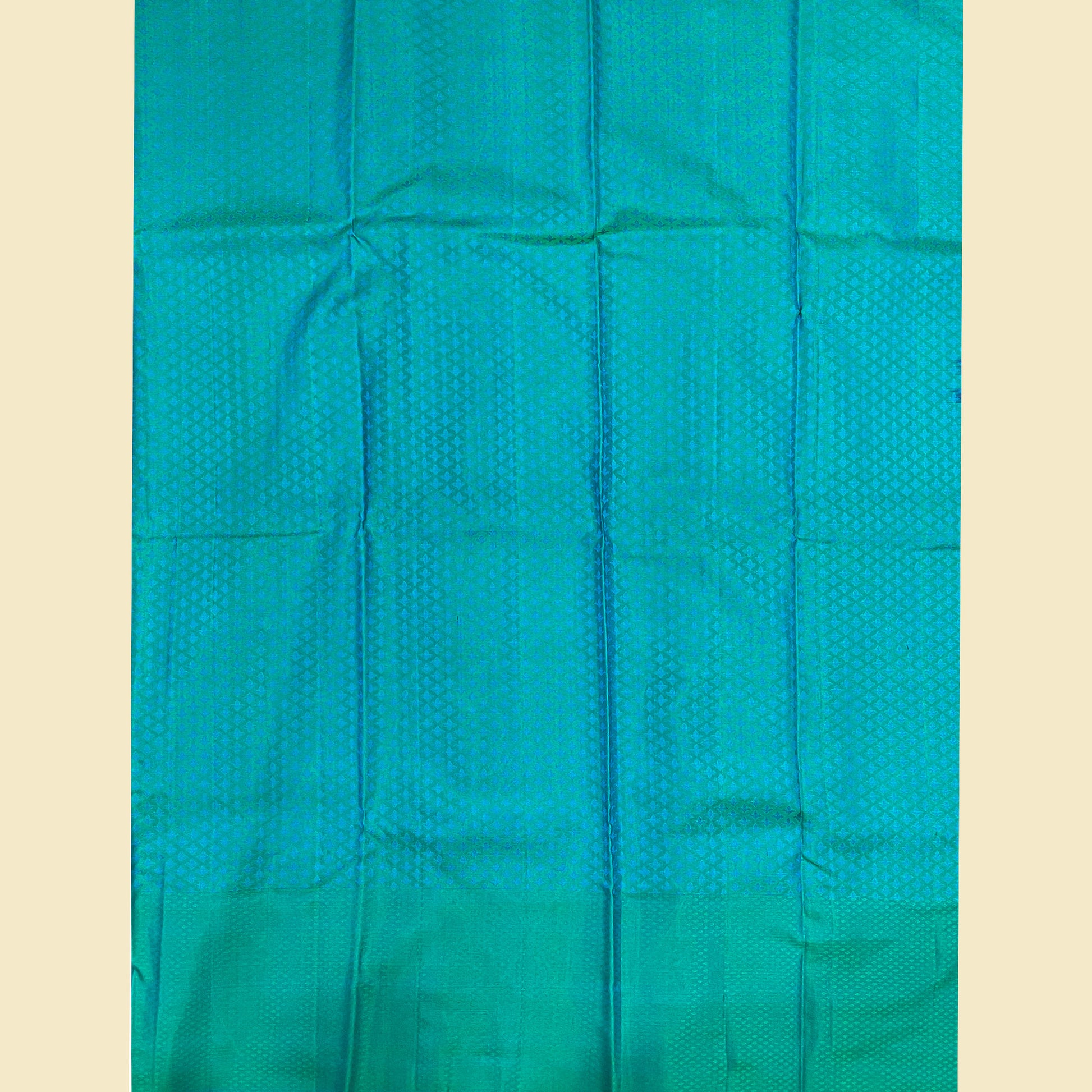 Rani Pink With Royal Blue & Sea Green Kanjivaram Silk Saree