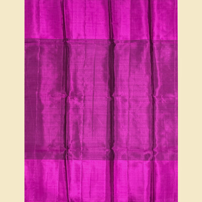 Rani Pink Blouse Kanjivaram Silk Saree