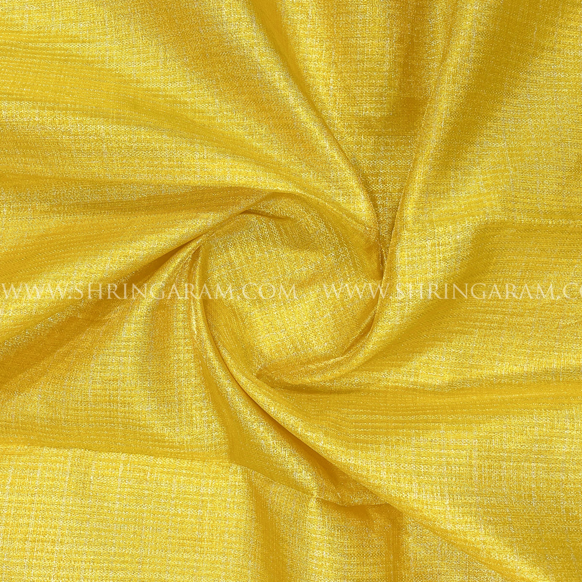 Golden Yellow Kanjivaram Silk Saree 