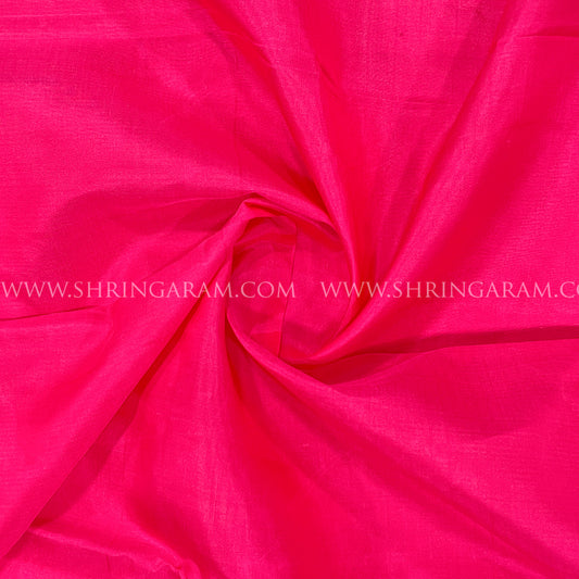 Hot Pink Kanjivaram Silk Saree 