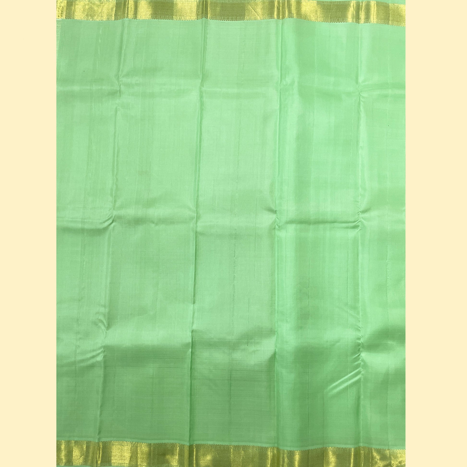 Pastel Green Kanjivaram Silk Saree