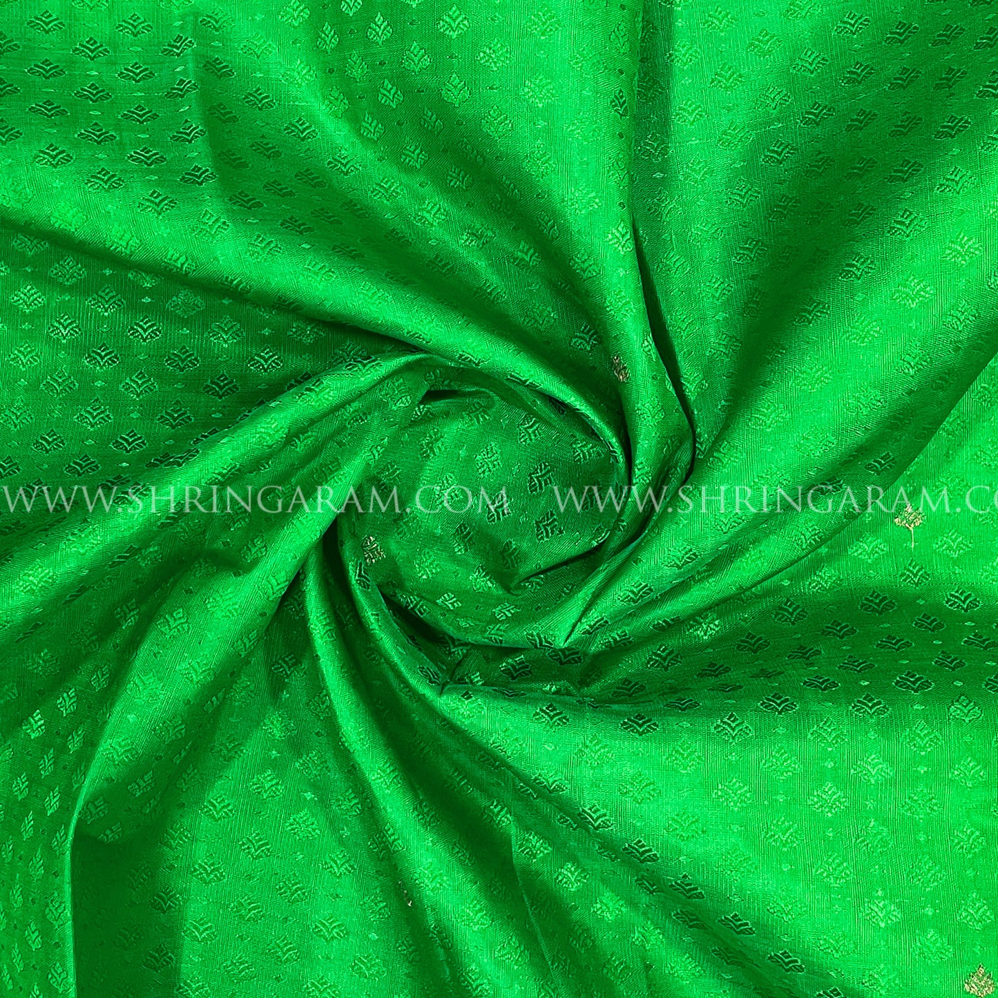 Leaf Green Kanjivaram Silk Saree

