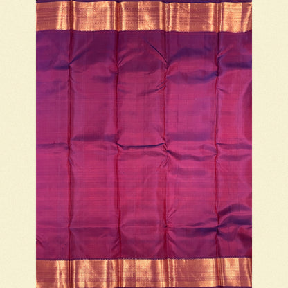 Bright Orange Kanjivaram Silk Saree