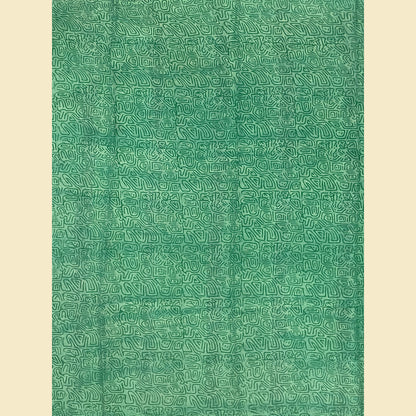 Green Semi Tussar Silk Saree