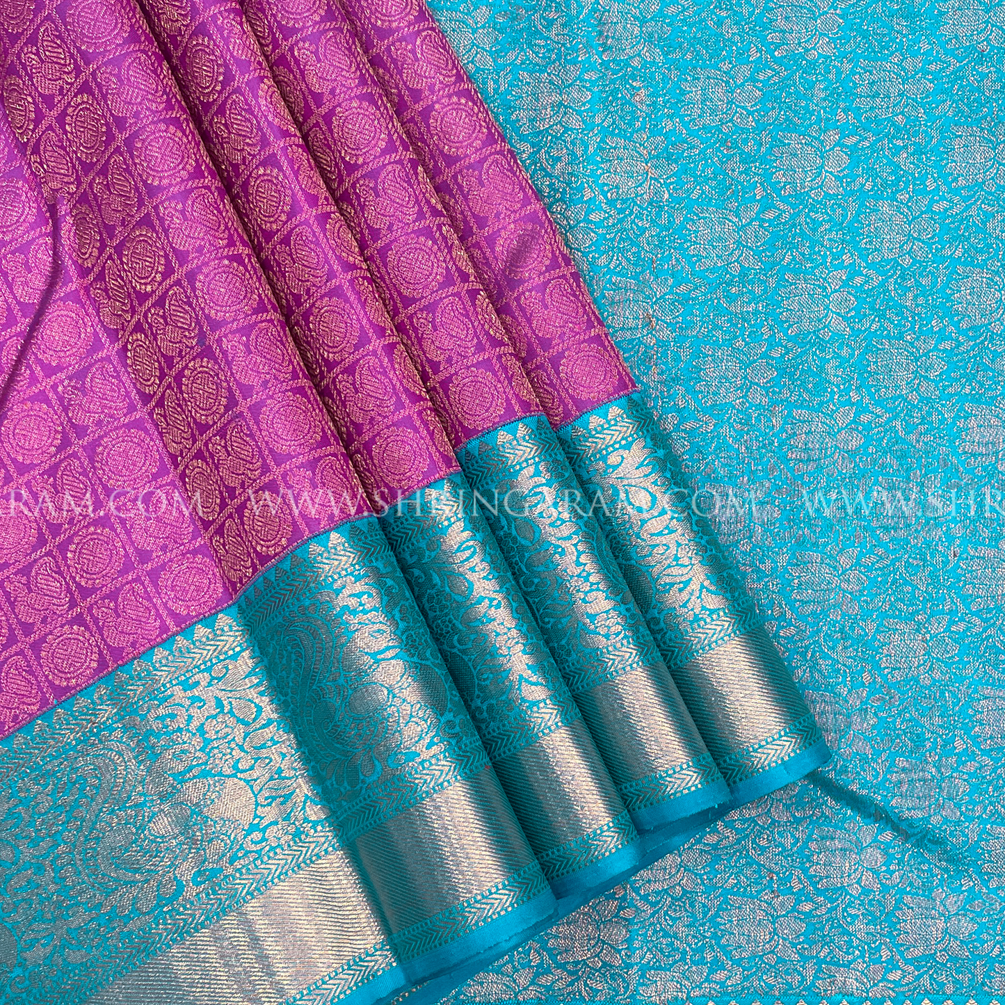 orchid Silk Saree