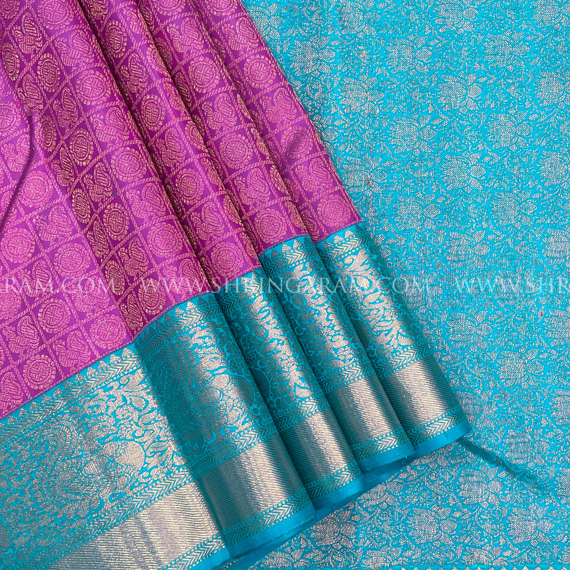 orchid Silk Saree